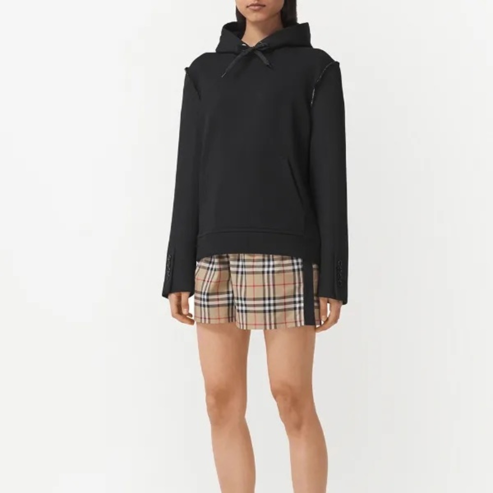 Burberry Vintage Check Side-Stripe Shorts Classic Designer Iconic